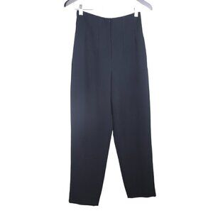 Wilfred Clotilde Pant Black Pleated Front High Rise Japanese Crepe